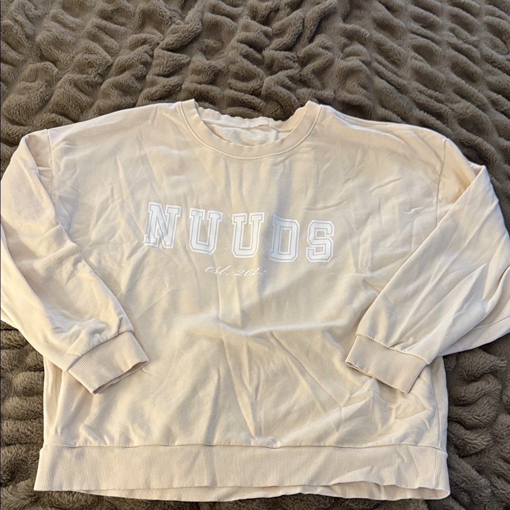 Nuuds Cream Sweatshirt